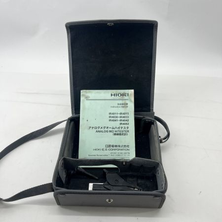  HIOKI 絶縁抵抗計 4レンジ アナログメグオームハイテスタ  IR4041