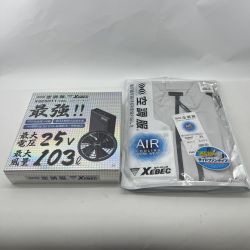 〇〇 z.vex ジーベック 空調服スターターキット 空調服セット C/K90 XE98027 XS25011 ブラック Sランク