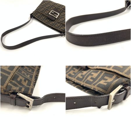  FENDI フェンディ ズッカ マンマバケット セミショルダーバッグ  2288-26566-008 ブラウン