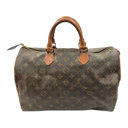  LOUIS VUITTON ルイヴィトン モノグラム スピーディ35 ハンドバッグ ミニボストンバッグ M41524 ブラウン 現状渡し