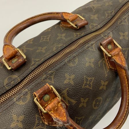  LOUIS VUITTON ルイヴィトン モノグラム スピーディ35 ハンドバッグ ミニボストンバッグ M41524 ブラウン 現状渡し