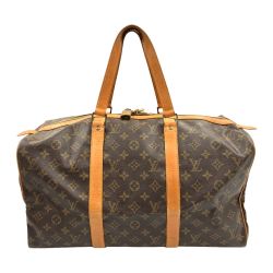 〇〇 LOUIS VUITTON ルイヴィトン モノグラム サックスプール45  ボストンバッグ M41624 ブラウン Cランク
