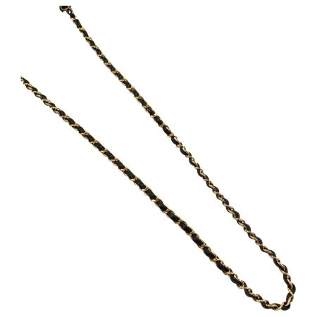  CHANEL シャネル マトラッセ ダイアナフラップ ラムスキン チェーンショルダーバッグ　 ブラック