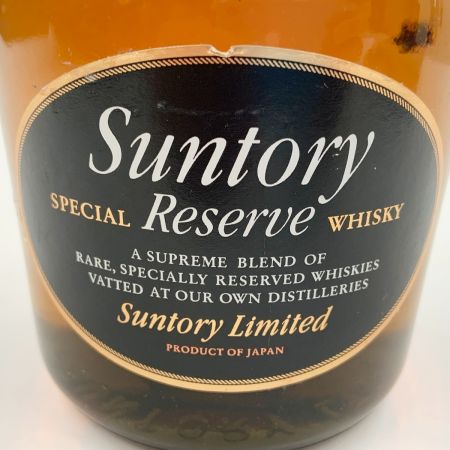 【北海道内限定発送】 reserve サントリーリザーブ SPECIAL Reserve WHISKY ウィスキー 750ｍl 未開栓