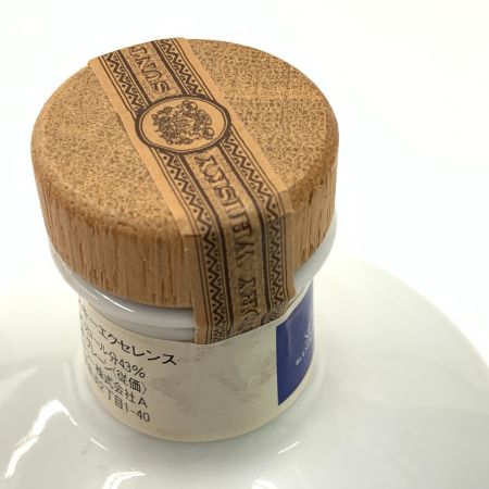 【北海道内限定発送】 SUNTORY サントリー ウィスキー エクセレンス 有田焼 ボトル 色絵花鳥 720ml 43%  未開栓