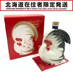 〇〇【北海道内限定発送】 ROYAL サントリーローヤル 干支 ボトル 酉歳 鶏 陶器 ウィスキー 600ml 43% Sランク 未開栓