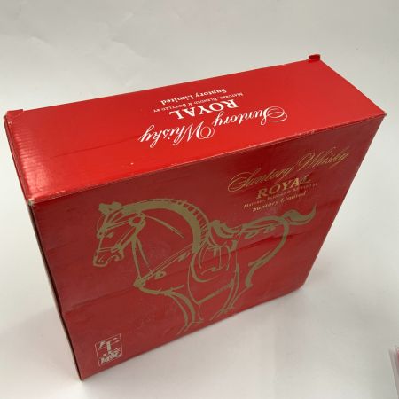 【北海道内限定発送】 ROYAL サントリーローヤル 干支 ボトル 午歳 ウィスキー 陶器 600ml 43% 未開栓