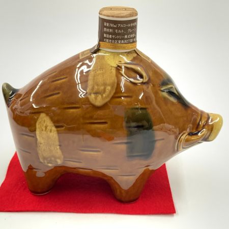 【北海道内限定発送】 OLD サントリーオールド 干支ボトル 亥歳 陶器 ウィスキー  760ml 43% 未開栓