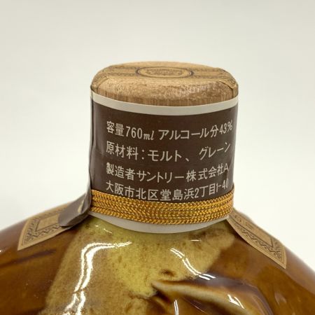 【北海道内限定発送】 OLD サントリーオールド 干支ボトル 亥歳 陶器 ウィスキー  760ml 43% 未開栓