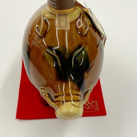 【北海道内限定発送】 OLD サントリーオールド 干支ボトル 亥歳 陶器 ウィスキー  760ml 43% 未開栓