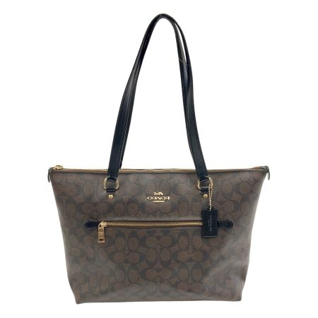  COACH コーチ ラグジュアリー シグネチャー ギャラリートート トートバッグ F79609 ブラウン