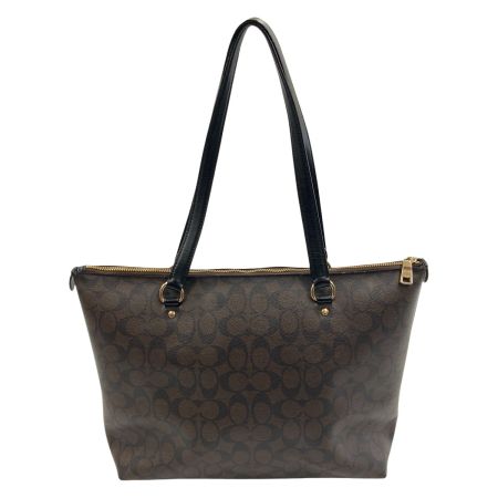  COACH コーチ ラグジュアリー シグネチャー ギャラリートート トートバッグ F79609 ブラウン