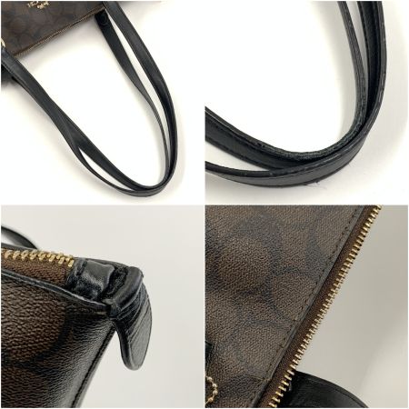  COACH コーチ ラグジュアリー シグネチャー ギャラリートート トートバッグ F79609 ブラウン