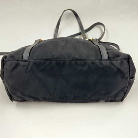  PRADA プラダ ショルダー トート ナイロン レザー ショルダーバッグ 180 ブラック 現状渡し ジャンク品