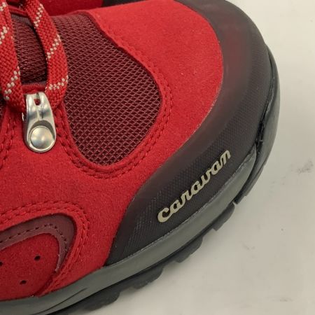  CARAVAN キャラバン トレッキングシューズ シューズ 登山靴 24.5cm  C1-02S レッド