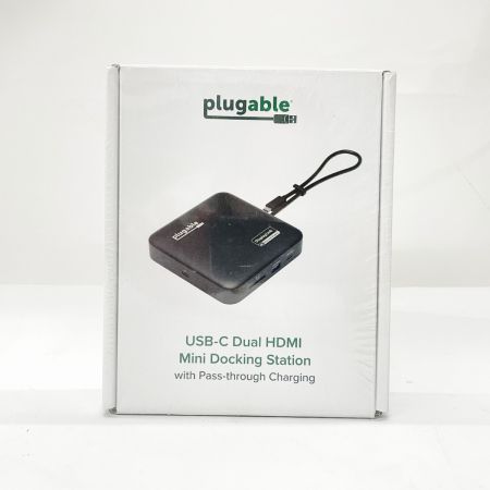  Plugable USB-C Dual HDMI Mini Docking Station USBC-6950PDZ 未開封品