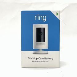 〇〇 Amazon アマゾン 屋内外用セキュリティカメラ Ring Stick up Cam Battery 未開封品 Nランク