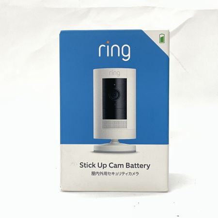  Amazon アマゾン 屋内外用セキュリティカメラ Ring Stick up Cam Battery 未開封品