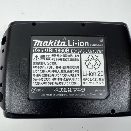  MAKITA マキタ バッテリー 未使用品 18v 6.0Ah BL1860B