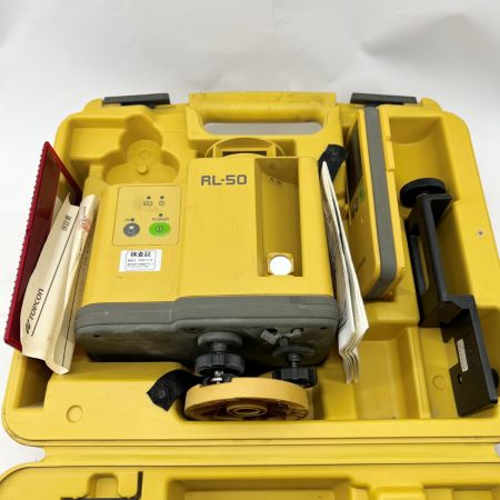  TOPCON 回転レーザー レベル ローティング レーザー RL-50 校正無 RL-50