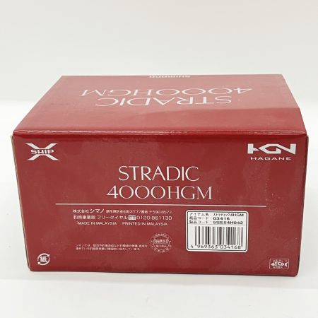  SHIMANO シマノ STRADIC 15 ストラディック 4000HGM 03416 スピニングリール