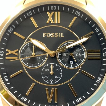  FOSSIL フォッシル クロノグラフ クォーツ 腕時計 BQ2400MSET ゴールド