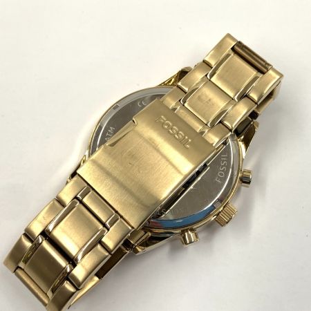  FOSSIL フォッシル クロノグラフ クォーツ 腕時計 BQ2400MSET ゴールド
