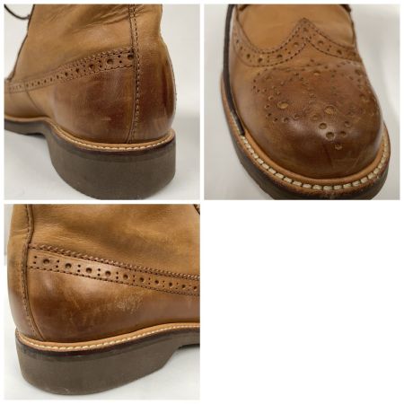  REGAL リーガル レースアップブーツ ウイングチップ サイズ26cm キャメル