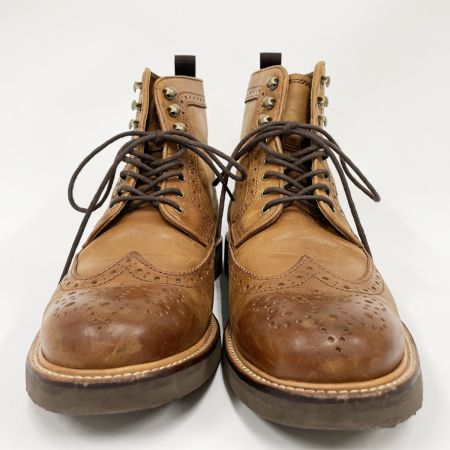  REGAL リーガル レースアップブーツ ウイングチップ サイズ26cm キャメル