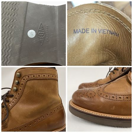  REGAL リーガル レースアップブーツ ウイングチップ サイズ26cm キャメル