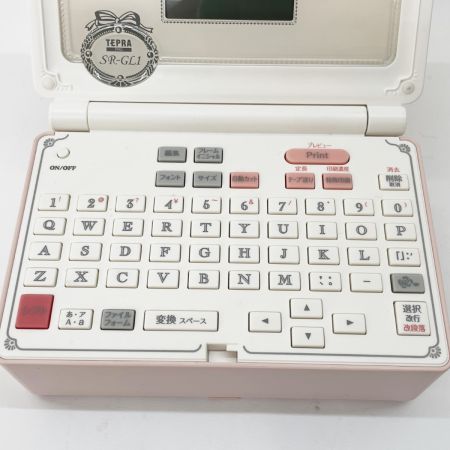  KINGJIM キングジム 「テプラ」PRO  SR-GL1 シェルピンク