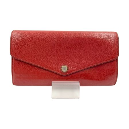  LOUIS VUITTON ルイヴィトン モノグラム アンプラント ポルトフォイユ サラ 二つ折り長財布  M62213 レッド