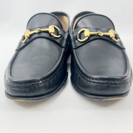  GUCCI グッチ ホースビット レザー ローファー  表記サイズ 41 E 110 0009 ブラック 現状渡し 