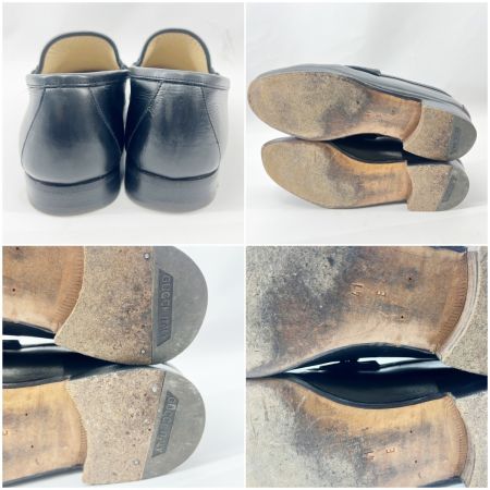  GUCCI グッチ ホースビット レザー ローファー  表記サイズ 41 E 110 0009 ブラック 現状渡し 