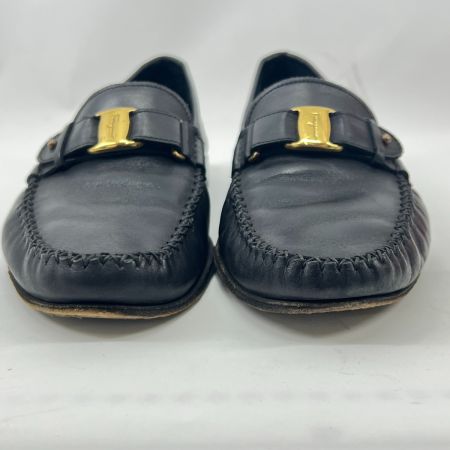  Salvatore Ferragamo サルヴァトーレフェラガモ ヴァラ ローファー 革靴 シューズ 表記サイズ 7 1/2  ブラック 現状渡し 