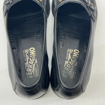  Salvatore Ferragamo サルヴァトーレフェラガモ ヴァラ ローファー 革靴 シューズ 表記サイズ 7 1/2  ブラック 現状渡し 