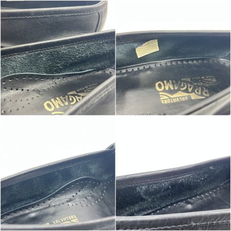  Salvatore Ferragamo サルヴァトーレフェラガモ ヴァラ ローファー 革靴 シューズ 表記サイズ 7 1/2  ブラック 現状渡し 