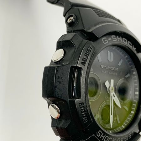  CASIO カシオ G-SHOCK ジーショック 電波ソーラー 腕時計 AWG-M100B-1A ブラック