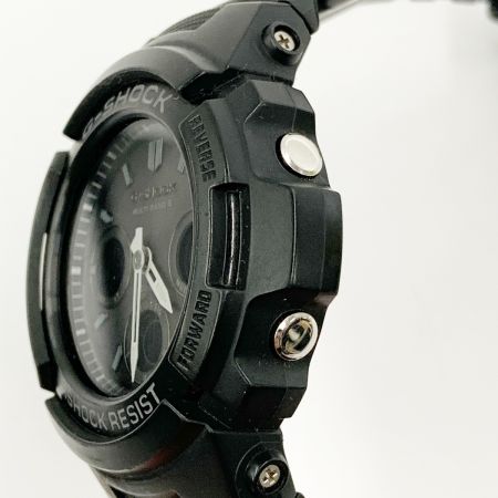  CASIO カシオ G-SHOCK ジーショック 電波ソーラー 腕時計 AWG-M100B-1A ブラック