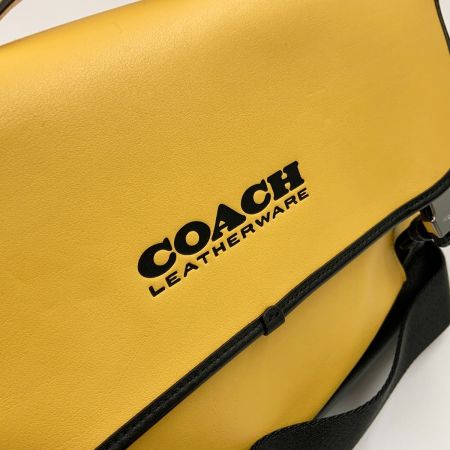  COACH コーチ リーグ バイク バイク ショルダーバッグ  C5344 イエロー