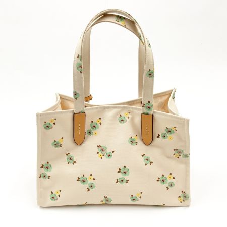  COACH コーチ Disney コラボ フローラル アンド ミッキーマウス トート 30 CH419 ベージュ