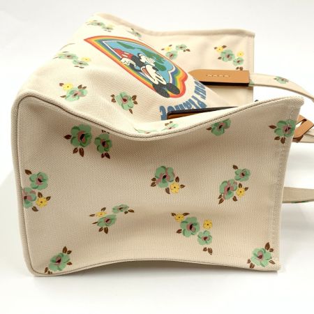  COACH コーチ Disney コラボ フローラル アンド ミッキーマウス トート 30 CH419 ベージュ