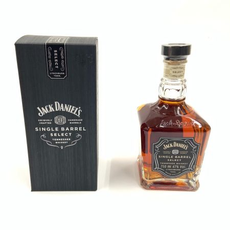  JACK DANIEL'S ジャックダニエル シングル バレル セレクト テネシー ウイスキー 750ml 47% 未開栓
