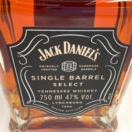  JACK DANIEL'S ジャックダニエル シングル バレル セレクト テネシー ウイスキー 750ml 47% 未開栓
