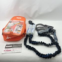 〇〇 KH基陽 ダブルじゃばらランヤード 【2丁掛剣スチールフック】 w1SPWB-17 Aランク