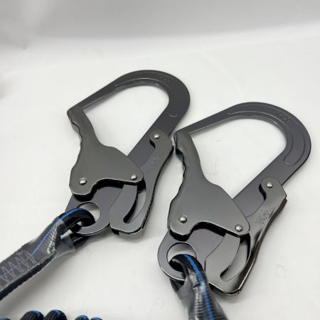  KH基陽 ダブルじゃばらランヤード 【2丁掛剣スチールフック】 w1SPWB-17