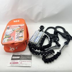 〇〇 KH基陽 ダブルじゃばらランヤード 【2丁掛剣スチールフック】 w1SPWB-17 Aランク