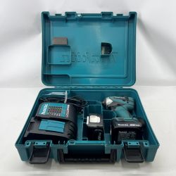 〇〇 MAKITA マキタ インパクトドライバ コードレス式 14.4v TD134DX グリーン 充電器・充電池2個・ケース付 Cランク
