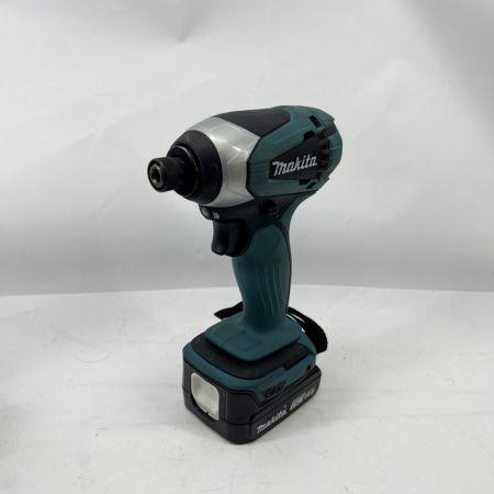  MAKITA マキタ インパクトドライバ コードレス式 14.4v TD134DX グリーン 充電器・充電池2個・ケース付