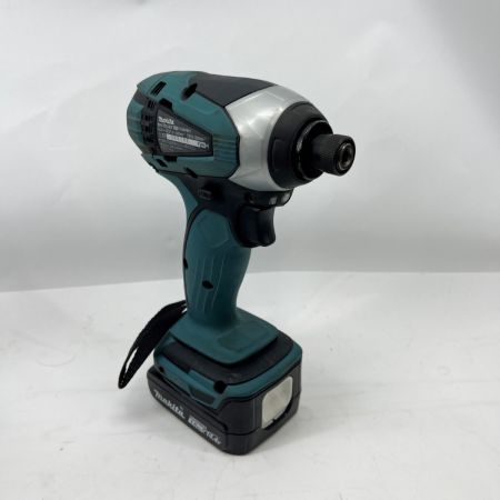  MAKITA マキタ インパクトドライバ コードレス式 14.4v TD134DX グリーン 充電器・充電池2個・ケース付